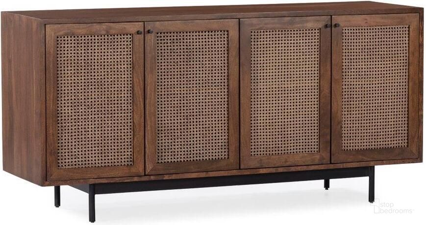 The appearance of Mod Sideboard In Rattan designed by Union Home Furniture in the transitional interior design. This rattan piece of furniture  was selected by 1StopBedrooms from Mod Collection to add a touch of cosiness and style into your home. Sku: LVR00251. Material: Steel. Product Type: Sideboard. Image1