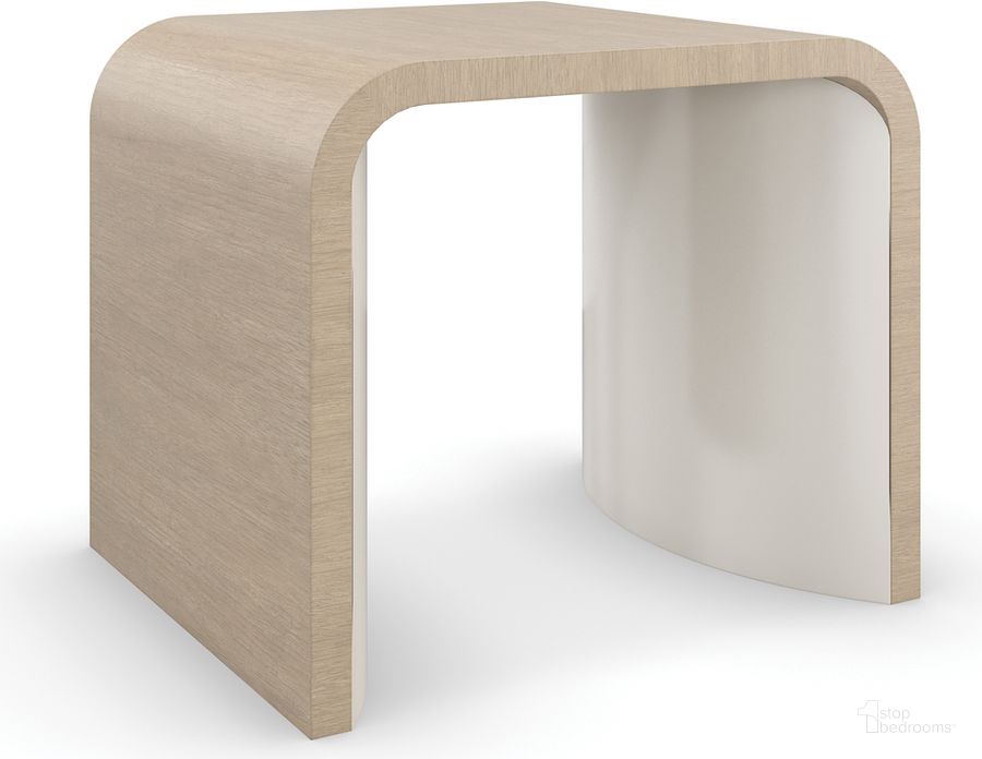 The appearance of Modern Principles Movement End Table In Oak designed by Caracole in the modern / contemporary interior design. This oak piece of furniture  was selected by 1StopBedrooms from Modern Principles Collection to add a touch of cosiness and style into your home. Sku: M141-022-411. Material: Wood. Product Type: End Table. Image1