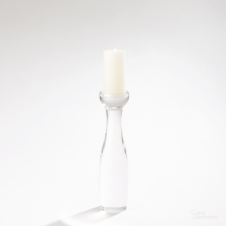 The appearance of Modern Small Crystal Candleholder In Clear designed by Global Views in the modern / contemporary interior design. This clear piece of furniture  was selected by 1StopBedrooms from Modern Collection to add a touch of cosiness and style into your home. Sku: 8.8298. Product Type: Candle Holder. Material: Crystal. Image1