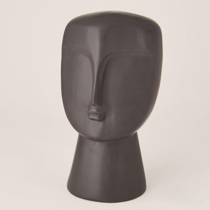 The appearance of Modernist Bust In Matte Black designed by Global Views in the modern / contemporary interior design. This black piece of furniture  was selected by 1StopBedrooms from Modernist Collection to add a touch of cosiness and style into your home. Sku: D8.80256. Material: Ceramic. Product Type: Decorative Accessory. Image1