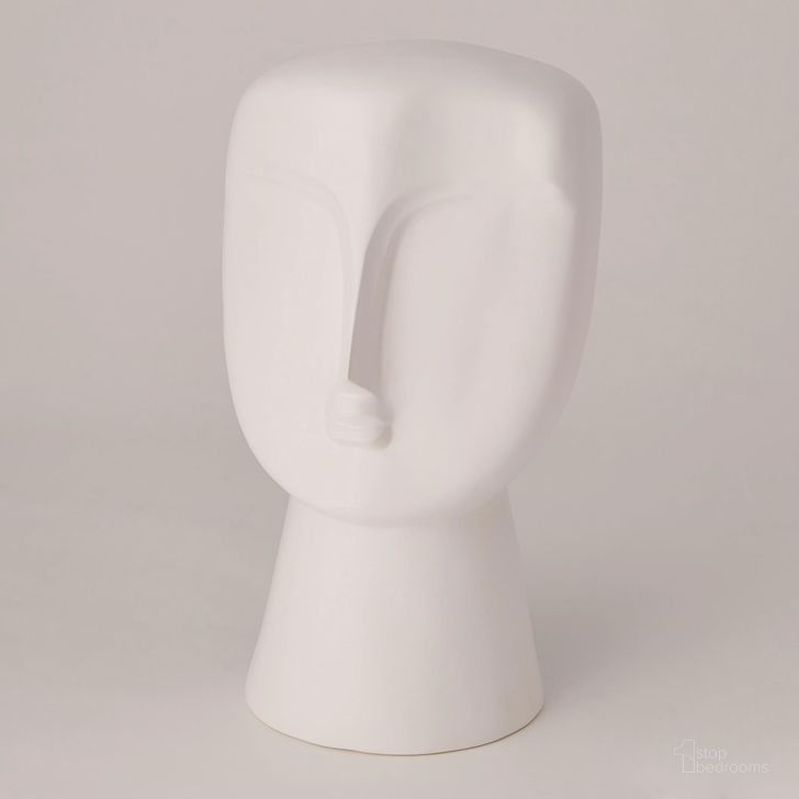 The appearance of Modernist Bust In Matte White designed by Global Views in the modern / contemporary interior design. This white piece of furniture  was selected by 1StopBedrooms from Modernist Collection to add a touch of cosiness and style into your home. Sku: D8.80257. Material: Ceramic. Product Type: Decorative Accessory. Image1