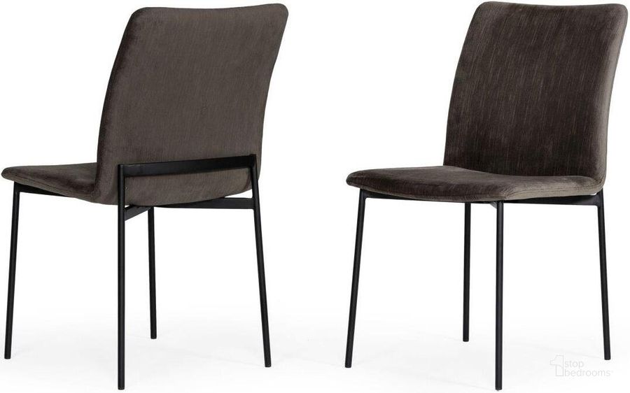 The appearance of Modrest Maggie Modern Black And Brown Dining Chair Set Of 2 designed by VIG Furniture in the modern / contemporary interior design. This brown piece of furniture  was selected by 1StopBedrooms from Modrest Maggie Collection to add a touch of cosiness and style into your home. Sku: VGDWJ10045. Material: Wood. Product Type: Dining Chair. Image1