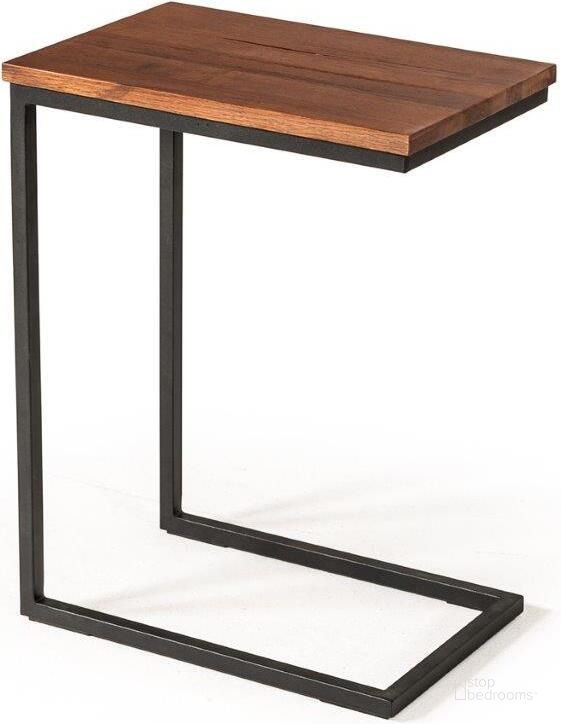 The appearance of Modrest Turner Modern Aged Oak Side Table designed by VIG Furniture in the modern / contemporary interior design. This brown piece of furniture  was selected by 1StopBedrooms from Modrest Collection to add a touch of cosiness and style into your home. Sku: VGEDCU304514. Material: Metal. Product Type: Side Table. Image1
