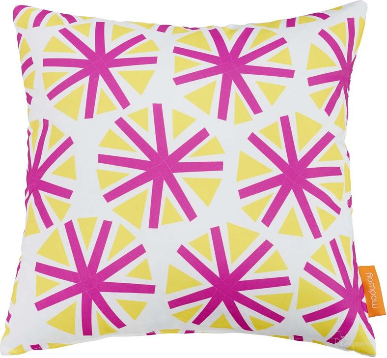 The appearance of Modway Starburst Outdoor Patio Single Pillow designed by Modway in the modern / contemporary interior design. This starburst piece of furniture  was selected by 1StopBedrooms from Modway Collection to add a touch of cosiness and style into your home. Sku: EEI-2156-STA. Material: Polyester. Product Type: Outdoor Pillow. Image1