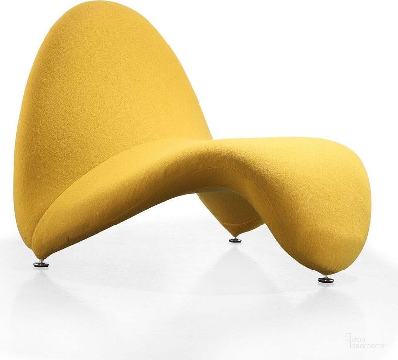 The appearance of MoMa Accent Chair in Yellow designed by Manhattan Comfort in the modern / contemporary interior design. This yellow piece of furniture  was selected by 1StopBedrooms from MoMa Collection to add a touch of cosiness and style into your home. Sku: AC009-YL. Material: Metal. Product Type: Accent Chair. Image1