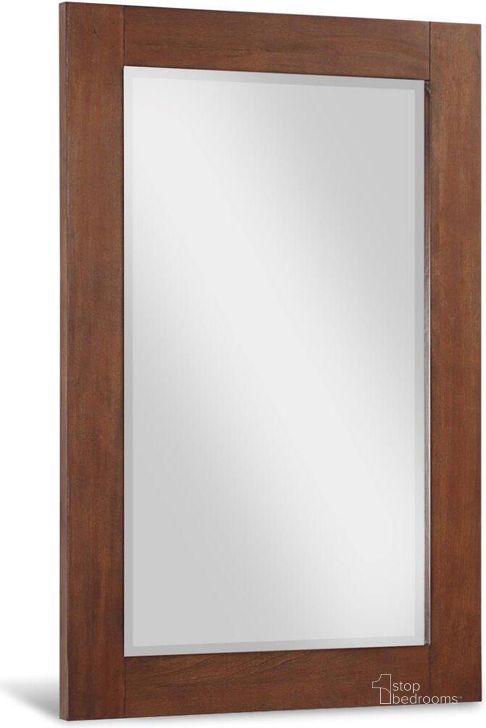 The appearance of Monad Walnut Mirror 400Walnut-24M designed by Meridian in the modern / contemporary interior design. This walnut piece of furniture  was selected by 1StopBedrooms from Monad Collection to add a touch of cosiness and style into your home. Sku: 400Walnut-24M. Material: Glass. Product Type: Accent Mirror. Image1
