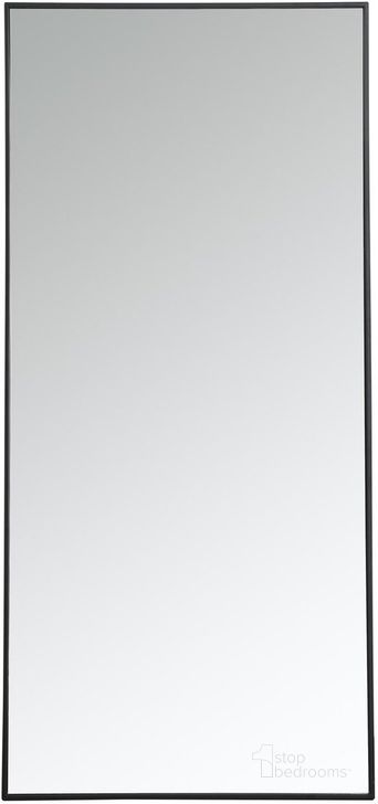 The appearance of Monet Black Rectangle Mirror MR43060BK designed by Elegant Lighting in the modern / contemporary interior design. This black piece of furniture  was selected by 1StopBedrooms from Monet Collection to add a touch of cosiness and style into your home. Sku: MR43060BK. Material: Metal. Product Type: Mirror. Image1