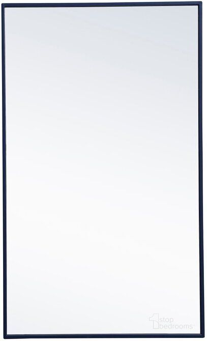 The appearance of Monet Blue Rectangle Mirror MR4074BL designed by Elegant Lighting in the transitional interior design. This blue piece of furniture  was selected by 1StopBedrooms from Monet Collection to add a touch of cosiness and style into your home. Sku: MR4074BL. Material: Metal. Product Type: Mirror. Image1