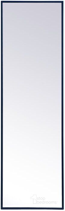 The appearance of Monet Blue Rectangle Mirror MR4081BL designed by Elegant Lighting in the transitional interior design. This blue piece of furniture  was selected by 1StopBedrooms from Monet Collection to add a touch of cosiness and style into your home. Sku: MR4081BL. Material: Metal. Product Type: Mirror. Image1
