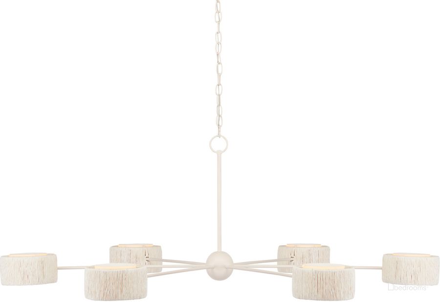 The appearance of Monreale White Chandelier designed by Currey & Company in the modern / contemporary interior design. This white piece of furniture  was selected by 1StopBedrooms from Monreale Collection to add a touch of cosiness and style into your home. Sku: 9000-0865. Product Type: Chandelier. Material: Iron. Image1