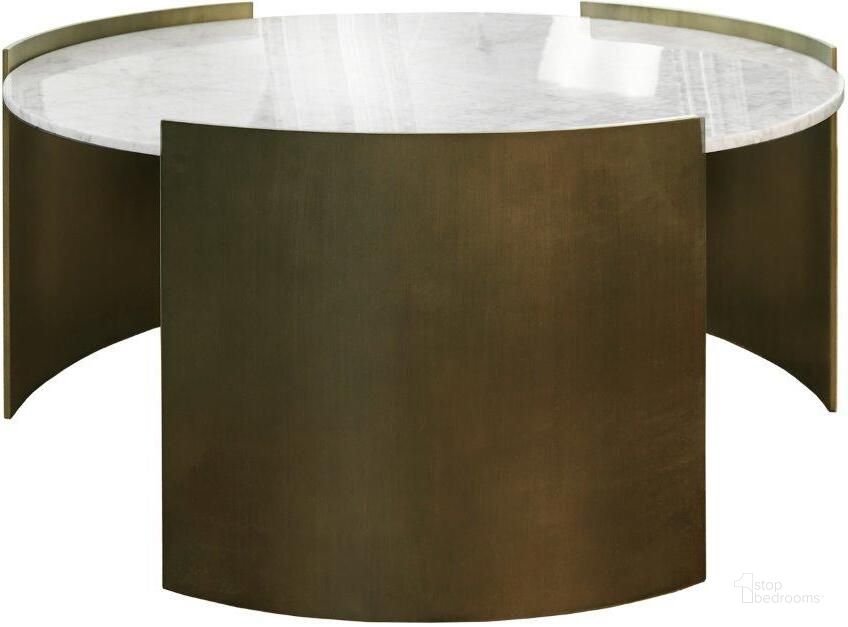 The appearance of Montana Bronze And White Carrara Marble Coffee Table designed by Worlds Away in the modern / contemporary interior design. This bronze piece of furniture  was selected by 1StopBedrooms from Montana Collection to add a touch of cosiness and style into your home. Sku: MONTANA BRZ. Material: Metal. Product Type: Coffee Table. Image1