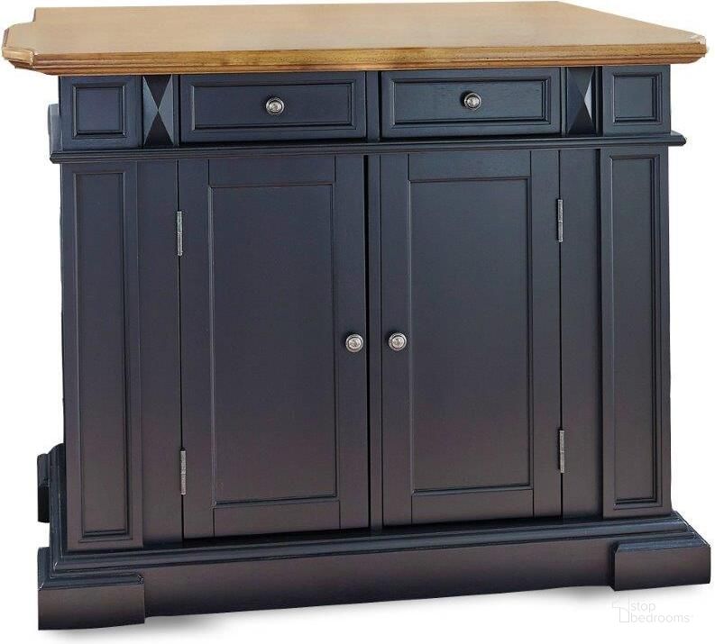 The appearance of Montauk Black Kitchen Island 5003-94 designed by Homestyles in the traditional interior design. This black piece of furniture  was selected by 1StopBedrooms from Montauk Collection to add a touch of cosiness and style into your home. Sku: 5003-941;5003-942;5003-943. Material: Wood. Product Type: Kitchen Island. Image1
