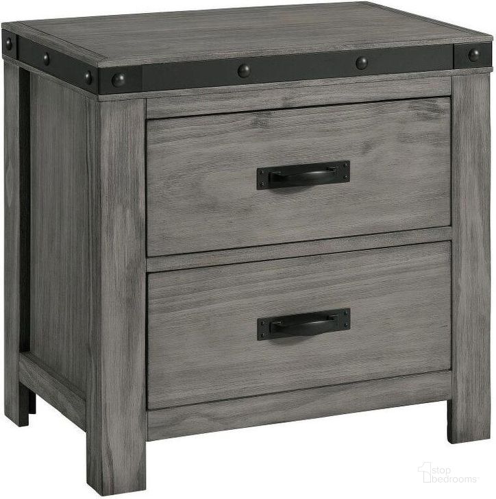 The appearance of Montauk Gray 2 Drawer Nightstand designed by Picket House in the transitional interior design. This gray piece of furniture  was selected by 1StopBedrooms from Montauk Collection to add a touch of cosiness and style into your home. Sku: WE600NS. Product Type: Nightstand. Material: Pine. Image1
