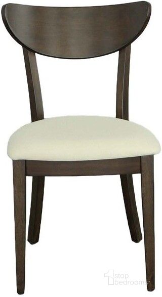 The appearance of Montebello Upholstered Dining Chair Set of 2 In Dark Chocolate designed by Progressive Furniture in the transitional interior design. This dark chocolate piece of furniture  was selected by 1StopBedrooms from Montebello Collection to add a touch of cosiness and style into your home. Sku: D626-61. Product Type: Dining Chair. Material: Rubberwood. Image1