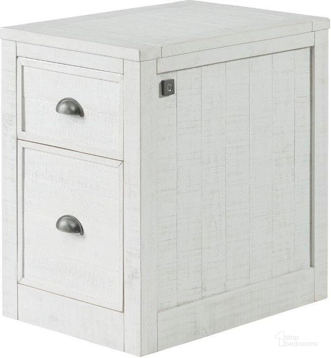 The appearance of Monterey 2 Drawer File Cabinet With Fingerprint Lock White Stain designed by Martin Svensson Home in the coastal interior design. This white stain piece of furniture  was selected by 1StopBedrooms from Monterey Collection to add a touch of cosiness and style into your home. Sku: 7908909. Product Type: File Cabinet. Material: Pine. Image1