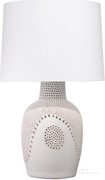 The appearance of Moonrise Table Lamp In White designed by Jamie Young Company in the traditional interior design. This white piece of furniture  was selected by 1StopBedrooms from Moonrise Collection to add a touch of cosiness and style into your home. Sku: 9MOONTLWH. Material: Porcelain. Product Type: Table Lamp. Image1