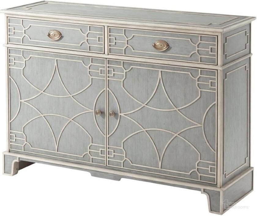 The appearance of Morning Room Side Cabinet designed by Theodore Alexander in the traditional interior design. This gray piece of furniture  was selected by 1StopBedrooms from Theodore Alexander Collection to add a touch of cosiness and style into your home. Sku: 6102-212. Product Type: Side Board. Material: Stone.