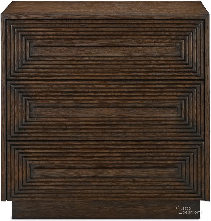 The appearance of Morombe Cocoa Chest designed by Currey & Company in the modern / contemporary interior design. This cocoa piece of furniture  was selected by 1StopBedrooms from Morombe Collection to add a touch of cosiness and style into your home. Sku: 3000-0079. Product Type: Chest. Material: Wood Veneer. Image1