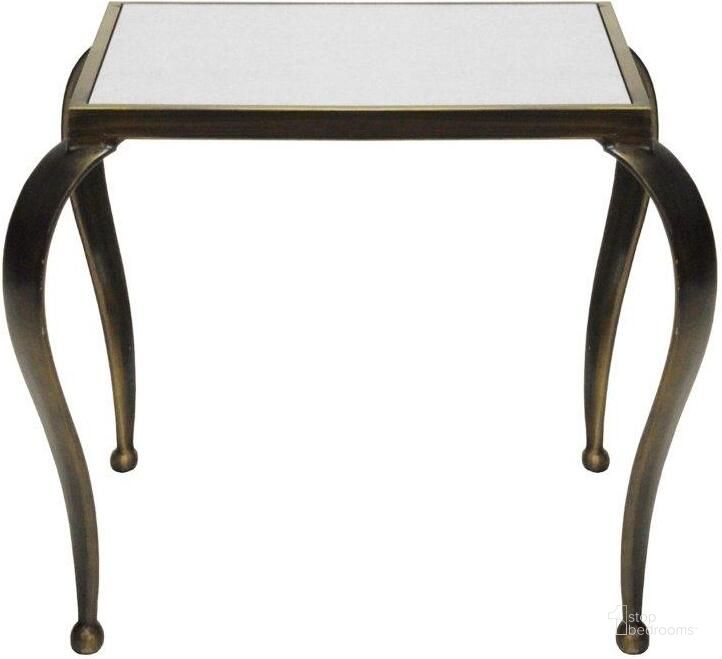 The appearance of Moseley Painted Bronze Square Side Table designed by Worlds Away in the modern / contemporary interior design. This brown piece of furniture  was selected by 1StopBedrooms from Moseley Collection to add a touch of cosiness and style into your home. Sku: MOSELEY BRZ. Material: Metal. Product Type: Side Table. Image1