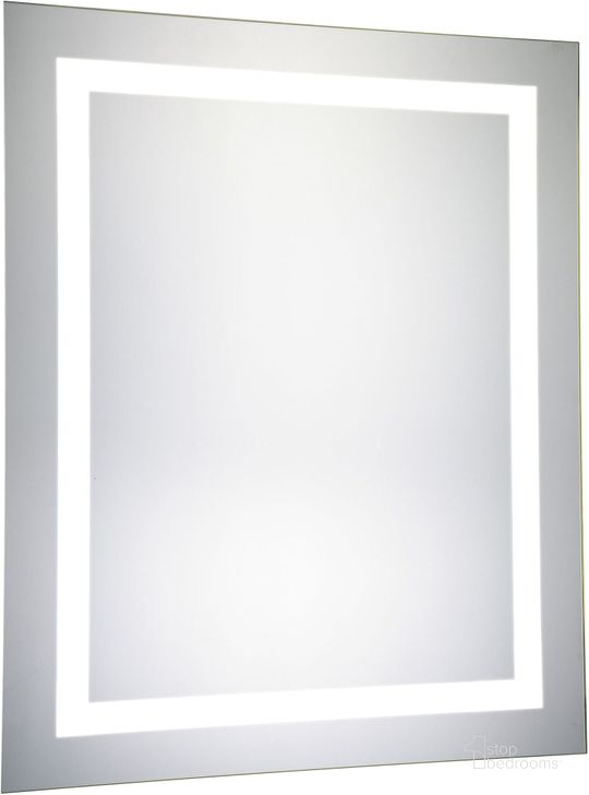 The appearance of Mre 6003 Nova 24" Rectangular Glossy White Mirror designed by Elegant Lighting in the glam interior design. This chrome piece of furniture  was selected by 1StopBedrooms from Nova Collection to add a touch of cosiness and style into your home. Sku: MRE-6003. Material: Steel. Product Type: Accent Mirror. Image1