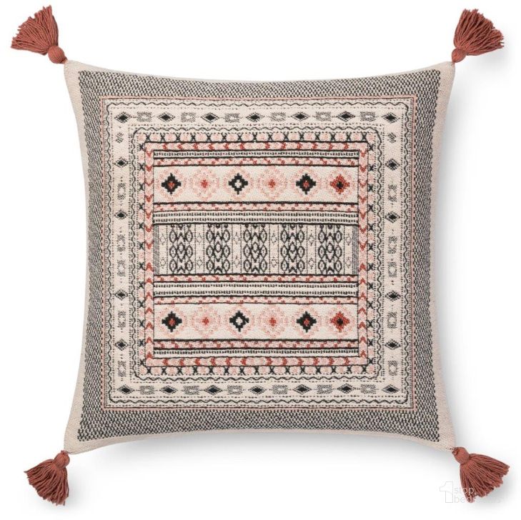 The appearance of Justina Blakeney x Loloi P0672 Multi 22" x 22" Cover Only Pillow designed by Loloi Rugs in the rustic / southwestern interior design. This multi piece of furniture  was selected by 1StopBedrooms from Pillows Collection to add a touch of cosiness and style into your home. Sku: P161P0672ML00PIL3. Material: Cotton. Product Type: Pillow Cover. Image1
