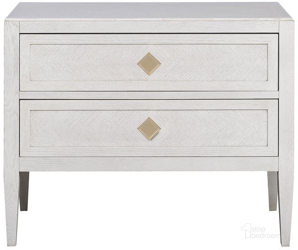 The appearance of Munroe 2-Drawer Chest In White designed by Vanguard Furniture in the transitional interior design. This white piece of furniture  was selected by 1StopBedrooms from Munroe Collection to add a touch of cosiness and style into your home. Sku: R774H-CB. Material: Wood. Product Type: Chest.