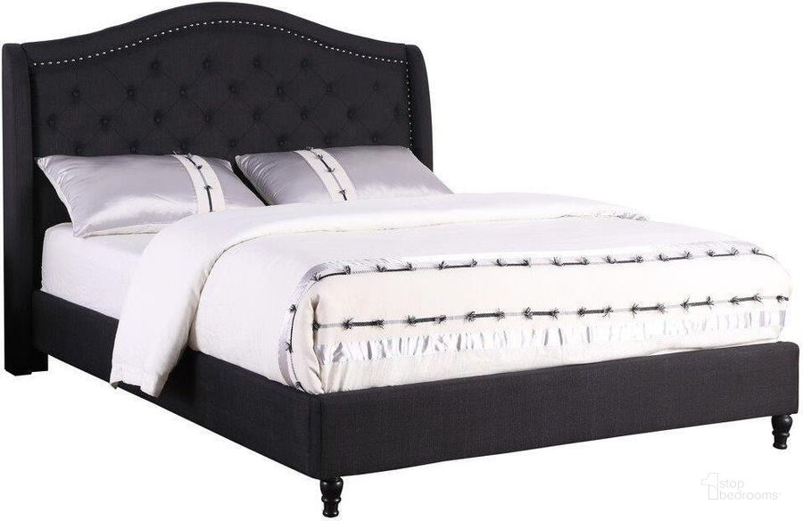 The appearance of Myrick Fabric Upholstered Tufted California King Platform Bed In Black designed by Best Master Furniture in the modern / contemporary interior design. This black piece of furniture  was selected by 1StopBedrooms from Myrick Collection to add a touch of cosiness and style into your home. Sku: YY131BLKCK. Bed Type: Platform Bed. Material: Upholstered. Product Type: Platform Bed. Bed Size: California King. Image1