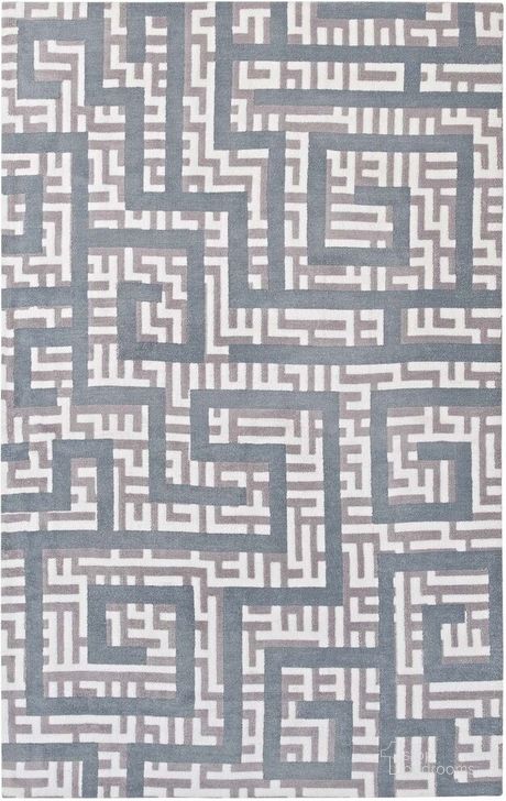 The appearance of Nahia Geometric Maze 8X10 Area Rug In Gray designed by Modway in the modern / contemporary interior design. This gray piece of furniture  was selected by 1StopBedrooms from Nahia Collection to add a touch of cosiness and style into your home. Sku: R-1015B-810. Material: Polyester. Product Type: Area Rugs. Image1