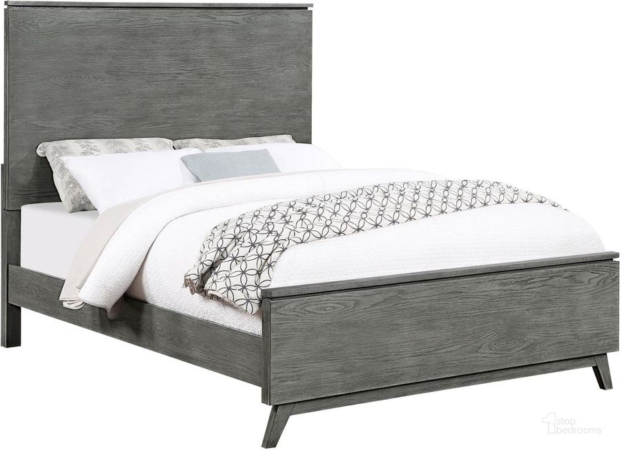 The appearance of Nathan High Headboard Eastern King Panel Bed In Grey designed by Coaster in the modern / contemporary interior design. This grey piece of furniture  was selected by 1StopBedrooms from Nathan Collection to add a touch of cosiness and style into your home. Sku: 224601KEB1;224601KEB2;224601KEB3. Bed Type: Panel Bed. Material: Wood. Product Type: Panel Bed. Bed Size: King. Image1