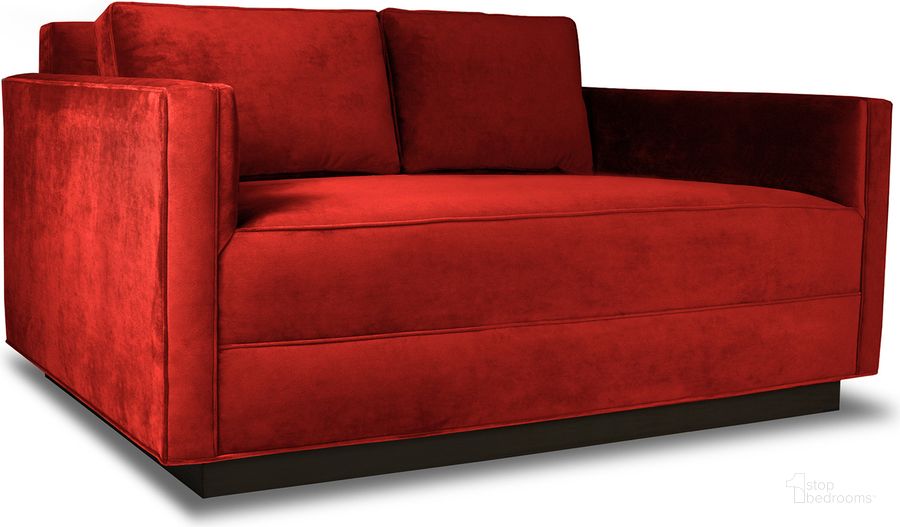 The appearance of Nativa Interiors Adalyn 60 Inch Loveseat In Red designed by Nativa Interiors in the modern / contemporary interior design. This red piece of furniture  was selected by 1StopBedrooms from Adalyn Collection to add a touch of cosiness and style into your home. Sku: SOF-ADALYN-60-CL-MF-RED. Product Type: Sofa. Material: Plywood. Image1
