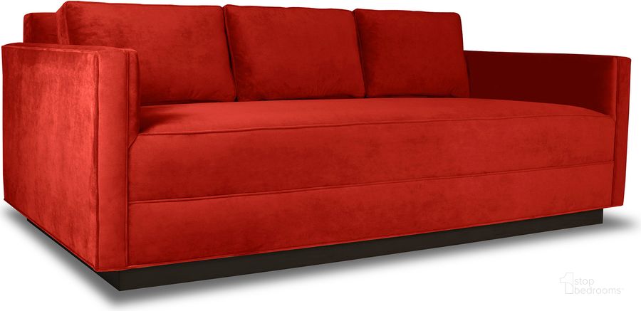 The appearance of Nativa Interiors Adalyn Deep Plush 84 Inch Sofa In Red designed by Nativa Interiors in the modern / contemporary interior design. This red piece of furniture  was selected by 1StopBedrooms from Adalyn Collection to add a touch of cosiness and style into your home. Sku: SOF-ADALYN-84-DP-MF-RED. Product Type: Sofa. Material: Plywood. Image1
