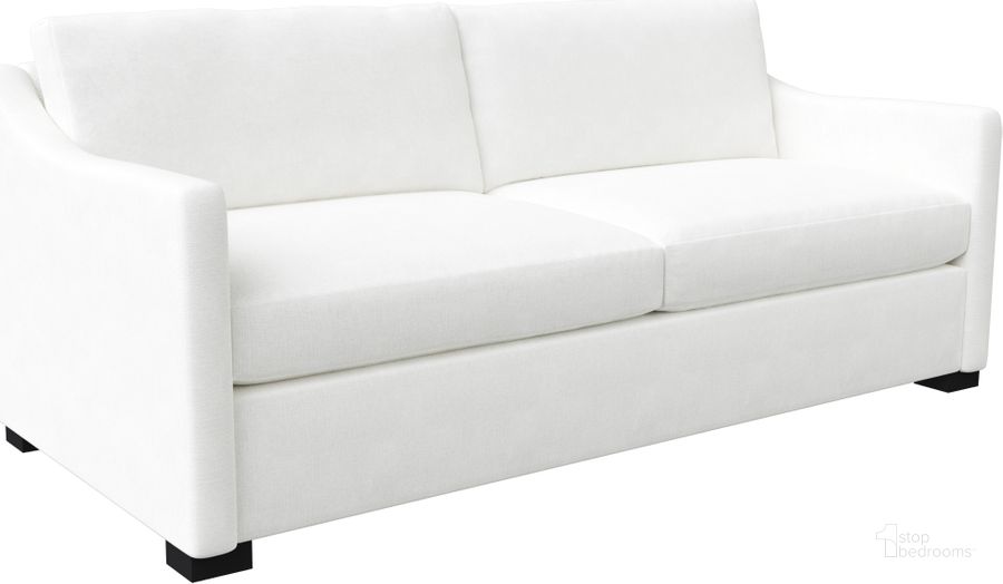 The appearance of Nativa Interiors Ashley Deep Plush 83 Inch Sofa In Off White designed by Nativa Interiors in the modern / contemporary interior design. This white piece of furniture  was selected by 1StopBedrooms from Ashley Collection to add a touch of cosiness and style into your home. Sku: SOF-ASHLEY-74-DP-PF-WHITE. Product Type: Sofa. Material: Plywood. Image1