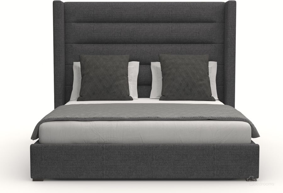 The appearance of Nativa Interiors Aylet Horizontal Channel Tufted Upholstered Medium 67 Inch California King Charcoal Bed designed by Nativa Interiors in the modern / contemporary interior design. This charcoal piece of furniture  was selected by 1StopBedrooms from Aylet Collection to add a touch of cosiness and style into your home. Sku: BED-AYLET-HC-MID-CA-PF-CHARCOAL. Bed Type: Panel Bed. Product Type: Panel Bed. Bed Size: California King. Material: Plywood. Image1