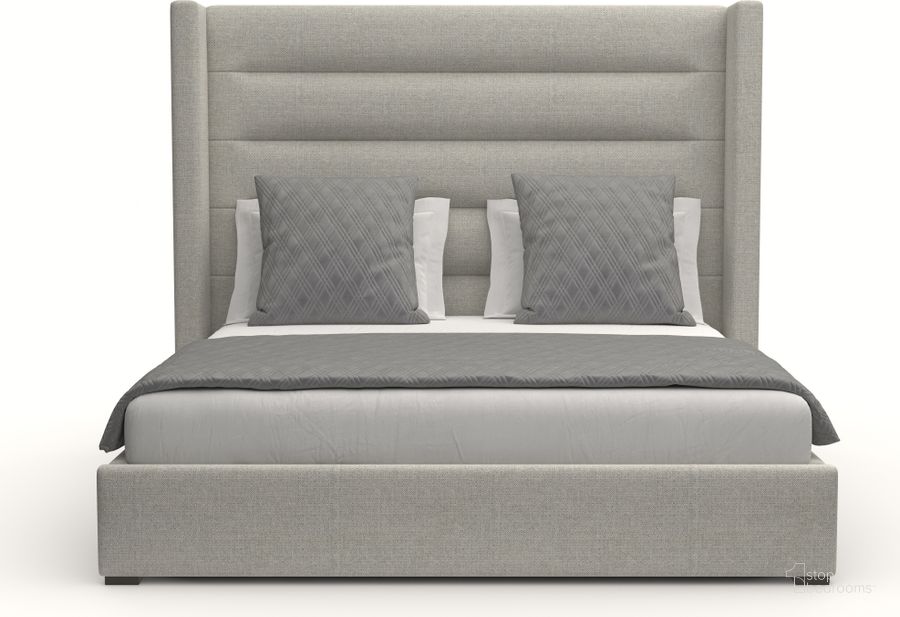 The appearance of Nativa Interiors Aylet Horizontal Channel Tufted Upholstered Medium 67 Inch California King Grey Bed designed by Nativa Interiors in the modern / contemporary interior design. This grey piece of furniture  was selected by 1StopBedrooms from Aylet Collection to add a touch of cosiness and style into your home. Sku: BED-AYLET-HC-MID-CA-PF-GREY. Bed Type: Panel Bed. Product Type: Panel Bed. Bed Size: California King. Material: Plywood. Image1