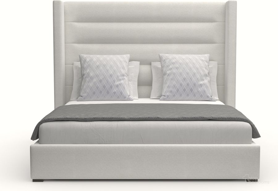 The appearance of Nativa Interiors Aylet Horizontal Channel Tufted Upholstered Medium 67 Inch California King Off White Bed designed by Nativa Interiors in the modern / contemporary interior design. This off white piece of furniture  was selected by 1StopBedrooms from Aylet Collection to add a touch of cosiness and style into your home. Sku: BED-AYLET-HC-MID-CA-PF-WHITE. Bed Type: Panel Bed. Product Type: Panel Bed. Bed Size: California King. Material: Plywood. Image1