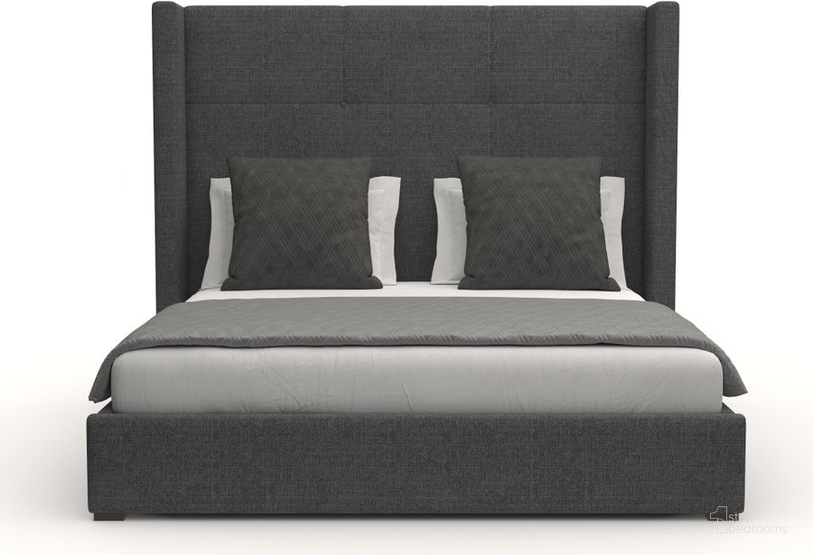The appearance of Nativa Interiors Aylet Simple Tufted Upholstered Medium 67 Inch California King Charcoal Bed designed by Nativa Interiors in the modern / contemporary interior design. This charcoal piece of furniture  was selected by 1StopBedrooms from Aylet Collection to add a touch of cosiness and style into your home. Sku: BED-AYLET-ST-MID-CA-PF-CHARCOAL. Bed Type: Panel Bed. Product Type: Panel Bed. Bed Size: California King. Material: Plywood. Image1