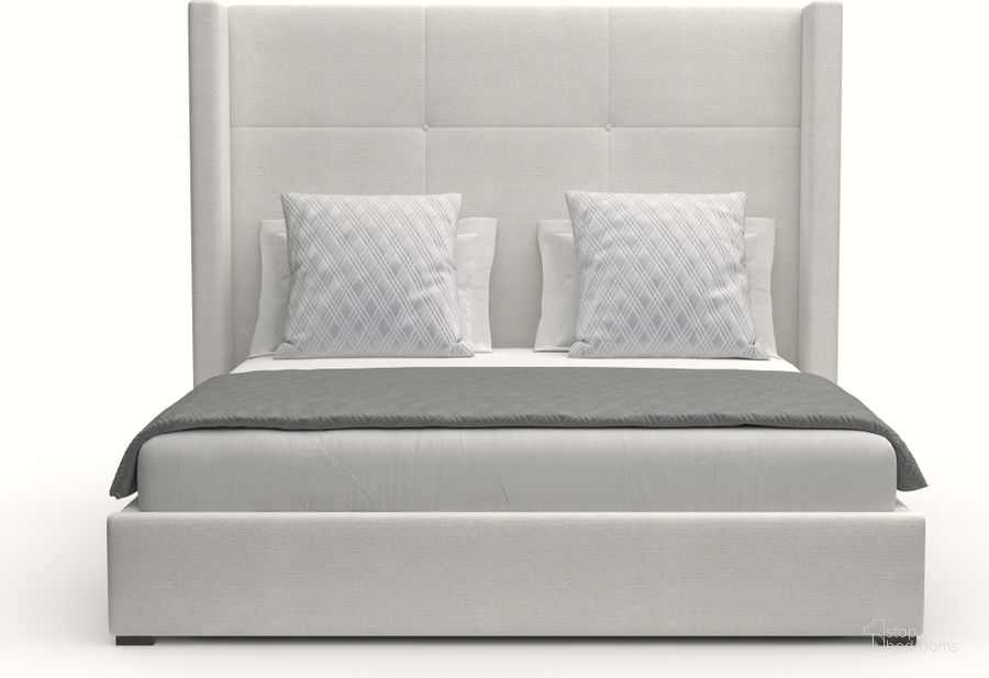 The appearance of Nativa Interiors Aylet Simple Tufted Upholstered Medium 67 Inch California King Off White Bed designed by Nativa Interiors in the modern / contemporary interior design. This off white piece of furniture  was selected by 1StopBedrooms from Aylet Collection to add a touch of cosiness and style into your home. Sku: BED-AYLET-ST-MID-CA-PF-WHITE. Bed Type: Panel Bed. Product Type: Panel Bed. Bed Size: California King. Material: Plywood. Image1