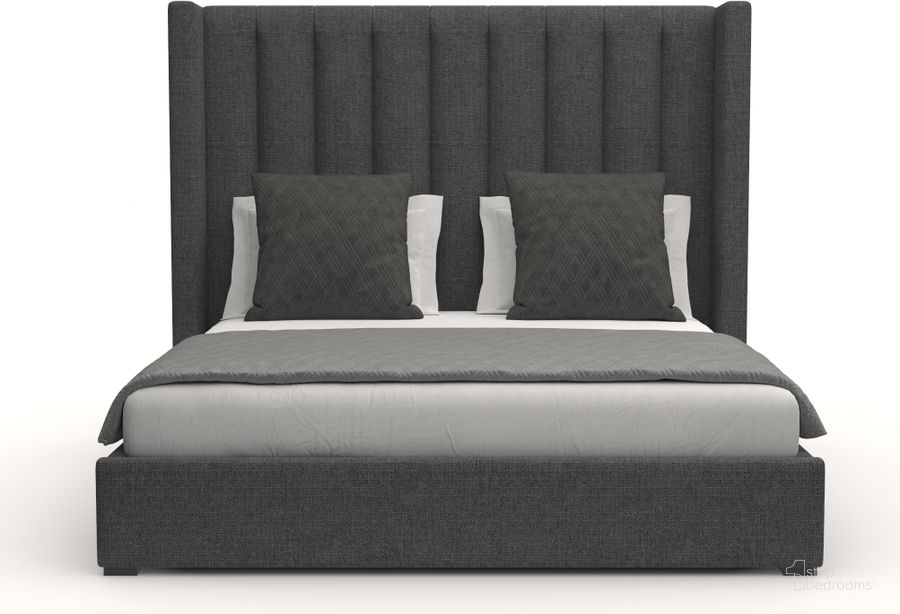 The appearance of Nativa Interiors Aylet Vertical Channel Tufted Upholstered Medium 67 Inch California King Charcoal Bed designed by Nativa Interiors in the modern / contemporary interior design. This charcoal piece of furniture  was selected by 1StopBedrooms from Aylet Collection to add a touch of cosiness and style into your home. Sku: BED-AYLET-VC-MID-CA-PF-CHARCOAL. Bed Type: Panel Bed. Product Type: Panel Bed. Bed Size: California King. Material: Plywood. Image1