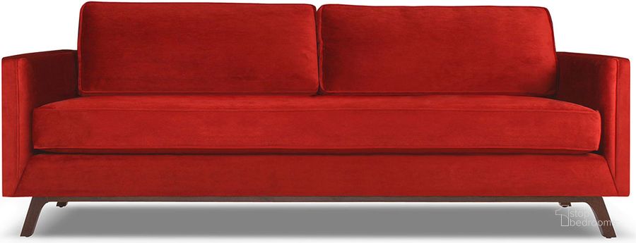 The appearance of Nativa Interiors Chantel 72 Inch Sofa In Red designed by Nativa Interiors in the modern / contemporary interior design. This red piece of furniture  was selected by 1StopBedrooms from Chantel Collection to add a touch of cosiness and style into your home. Sku: SOF-CHANTEL-72-CL-MF-RED. Product Type: Sofa. Material: Plywood. Image1