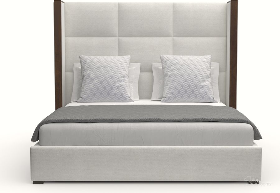 The appearance of Nativa Interiors Irenne Square Tufted Upholstered Medium 67 Inch California King Off White Bed designed by Nativa Interiors in the modern / contemporary interior design. This off white piece of furniture  was selected by 1StopBedrooms from Irenne Collection to add a touch of cosiness and style into your home. Sku: BED-IRENNE-SQ-MID-CA-PF-WHITE. Bed Type: Panel Bed. Product Type: Panel Bed. Bed Size: California King. Material: Plywood. Image1