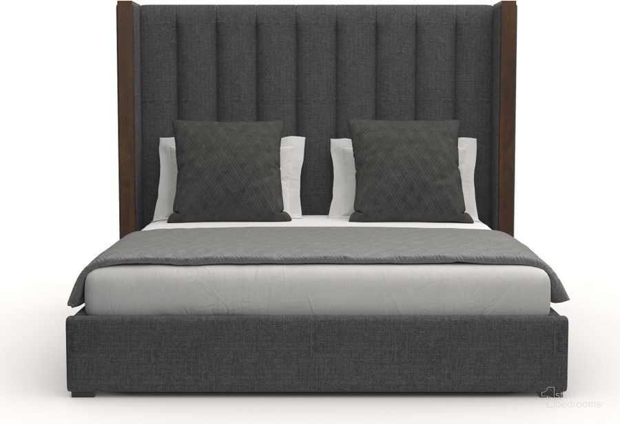 The appearance of Nativa Interiors Irenne Vertical Channel Tufted Upholstered Medium 67 Inch California King Charcoal Bed designed by Nativa Interiors in the modern / contemporary interior design. This charcoal piece of furniture  was selected by 1StopBedrooms from Irenne Collection to add a touch of cosiness and style into your home. Sku: BED-IRENNE-VC-MID-CA-PF-CHARCOAL. Bed Type: Platform Bed. Product Type: Platform Bed. Bed Size: California King. Material: Plywood. Image1