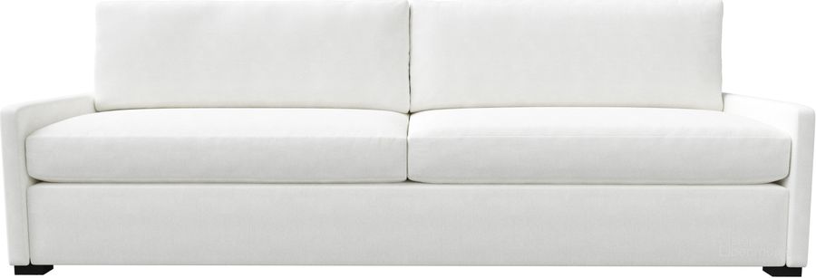 The appearance of Nativa Interiors Kimpton 101 Inch Sofa In Off White designed by Nativa Interiors in the modern / contemporary interior design. This off white piece of furniture  was selected by 1StopBedrooms from Kimpton Collection to add a touch of cosiness and style into your home. Sku: SOF-KIMPTON-96-CL-PF-WHITE. Product Type: Sofa. Material: Plywood. Image1