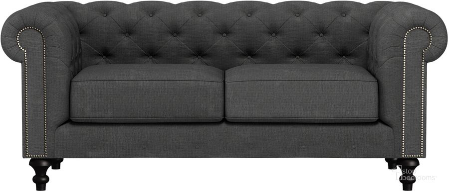 The appearance of Nativa Interiors London Tufted 72 Inch Sofa In Charcoal designed by Nativa Interiors in the modern / contemporary interior design. This charcoal piece of furniture  was selected by 1StopBedrooms from London Collection to add a touch of cosiness and style into your home. Sku: SOF-LONDON-72-CL-PF-CHARCOAL. Product Type: Sofa. Material: Plywood. Image1