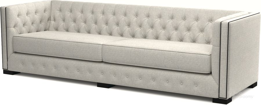 The appearance of Nativa Interiors Mirel Tufted Deep Plush 108 Inch Sofa In Grey designed by Nativa Interiors in the modern / contemporary interior design. This grey piece of furniture  was selected by 1StopBedrooms from Mirel Collection to add a touch of cosiness and style into your home. Sku: SOF-MIREL-108-DP-PF-GREY. Product Type: Sofa. Material: Plywood. Image1