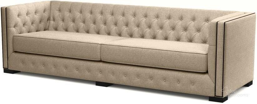 The appearance of Nativa Interiors Mirel Tufted Sofa Deep Plush 108 Inch Flax designed by Nativa Interiors in the modern / contemporary interior design. This flax piece of furniture  was selected by 1StopBedrooms from Mirel Collection to add a touch of cosiness and style into your home. Sku: SOF-MIREL-108-DP-PF-FLAX. Material: Polypropylene. Product Type: Sofa. Image1