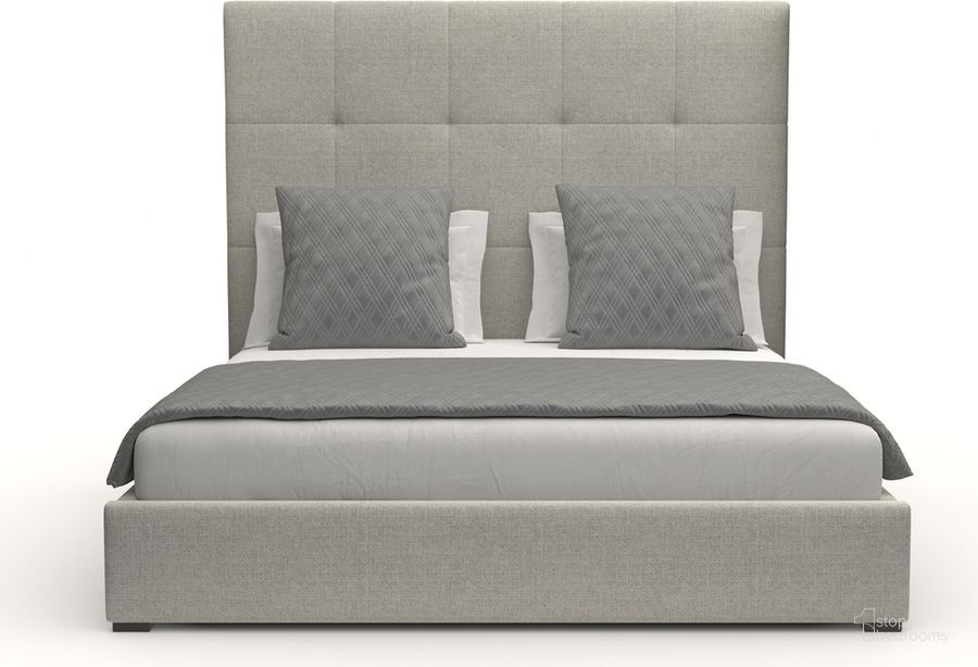 The appearance of Nativa Interiors Moyra Button Tufted Upholstered Medium 67 Inch California King Grey Bed designed by Nativa Interiors in the modern / contemporary interior design. This grey piece of furniture  was selected by 1StopBedrooms from Moyra Collection to add a touch of cosiness and style into your home. Sku: BED-MOYRA-BTN-MID-CA-PF-GREY. Bed Type: Panel Bed. Product Type: Panel Bed. Bed Size: California King. Material: Plywood. Image1