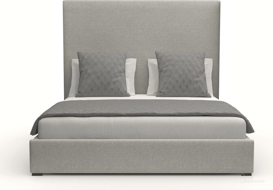 The appearance of Nativa Interiors Moyra Plain Upholstered Medium 67 Inch California King Grey Bed designed by Nativa Interiors in the modern / contemporary interior design. This grey piece of furniture  was selected by 1StopBedrooms from Moyra Collection to add a touch of cosiness and style into your home. Sku: BED-MOYRA-PL-MID-CA-PF-GREY. Bed Type: Panel Bed. Product Type: Panel Bed. Bed Size: California King. Material: Plywood. Image1