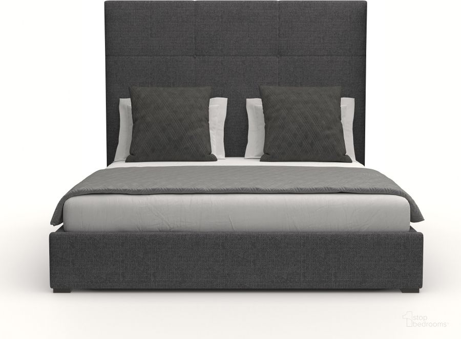 The appearance of Nativa Interiors Moyra Simple Tufted Upholstered Medium 67 Inch California King Charcoal Bed designed by Nativa Interiors in the modern / contemporary interior design. This charcoal piece of furniture  was selected by 1StopBedrooms from Moyra Collection to add a touch of cosiness and style into your home. Sku: BED-MOYRA-ST-MID-CA-PF-CHARCOAL. Bed Type: Panel Bed. Product Type: Panel Bed. Bed Size: California King. Material: Plywood. Image1