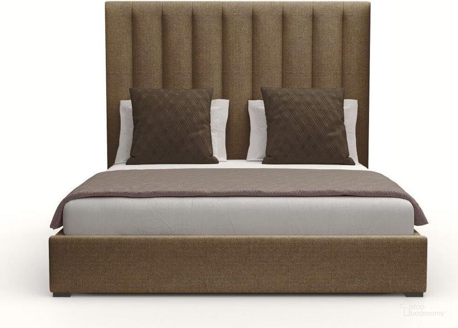 The appearance of Nativa Interiors Moyra Vertical Channel Tufted Upholstered Medium 67 Inch King Brown Bed designed by Nativa Interiors in the modern / contemporary interior design. This brown piece of furniture  was selected by 1StopBedrooms from Moyra Collection to add a touch of cosiness and style into your home. Sku: BED-MOYRA-VC-MID-KN-PF-BROWN. Bed Type: Panel Bed. Material: Wood. Product Type: Panel Bed. Bed Size: King. Image1