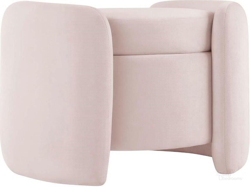 The appearance of Nebula Pink Upholstered Performance Velvet Ottoman designed by Modway in the modern / contemporary interior design. This pink piece of furniture  was selected by 1StopBedrooms from Nebula Collection to add a touch of cosiness and style into your home. Sku: EEI-6055-PNK. Material: Wood. Product Type: Ottoman. Image1